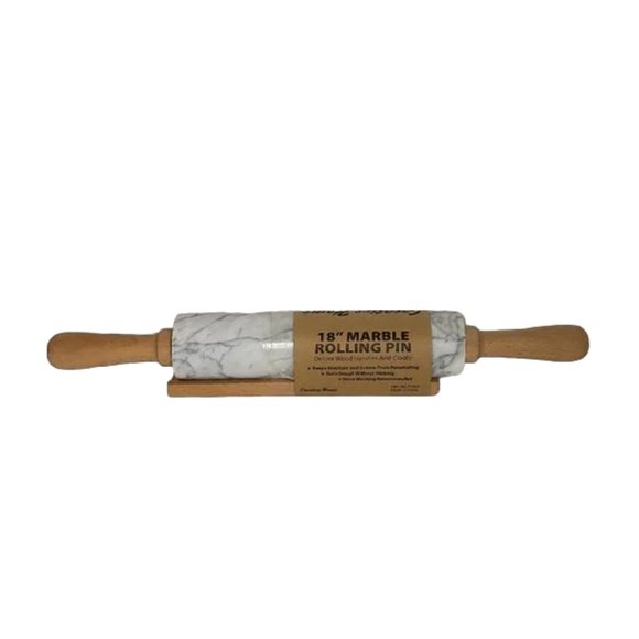 NEW Creative Home 18' Marble Rolling Pin With Cradle - Picture 9 of 9